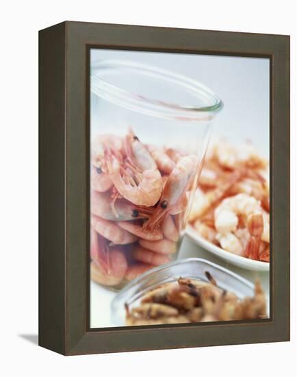 Common Shrimp, Busumer Shrimps and Gambas-Peter Medilek-Framed Premier Image Canvas