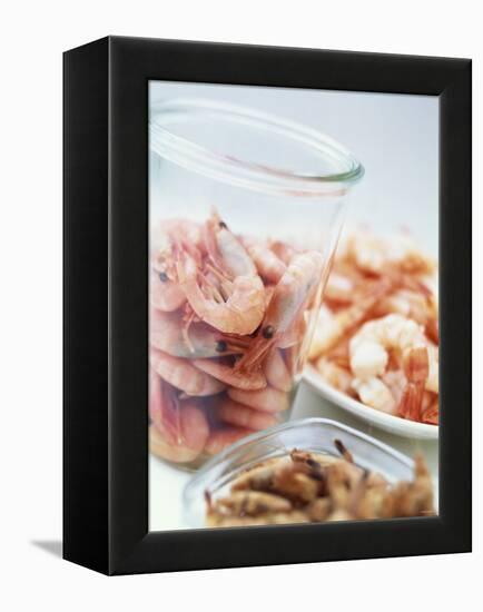 Common Shrimp, Busumer Shrimps and Gambas-Peter Medilek-Framed Premier Image Canvas