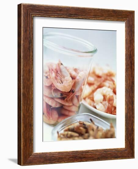 Common Shrimp, Busumer Shrimps and Gambas-Peter Medilek-Framed Photographic Print