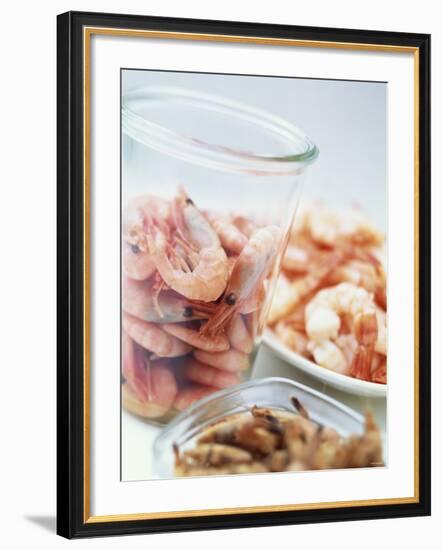 Common Shrimp, Busumer Shrimps and Gambas-Peter Medilek-Framed Photographic Print