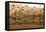 Common Starlings, Sturnus Vulgaris, Fly in a Clearing in Autumn-Alex Saberi-Framed Premier Image Canvas