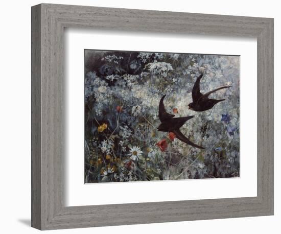 Common Swift, 1886-Bruno Andreas Liljefors-Framed Giclee Print