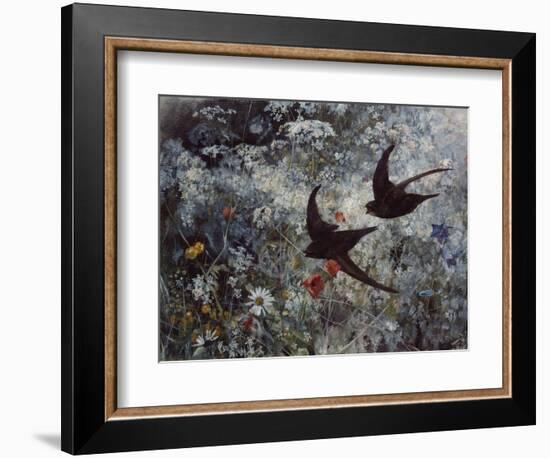 Common Swift, 1886-Bruno Andreas Liljefors-Framed Giclee Print