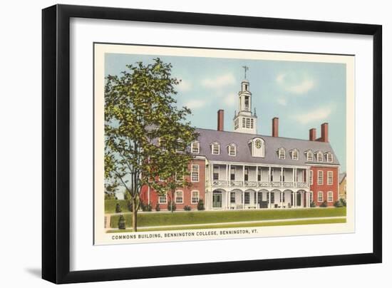 Commons Building, Bennington College, Vermont-null-Framed Art Print