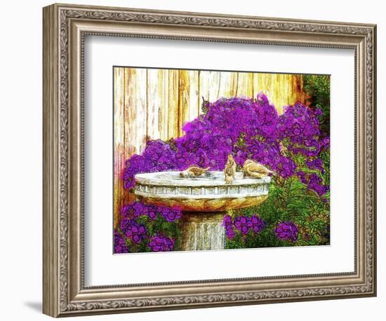 Communal Bath-Leslie Montgomery-Framed Giclee Print