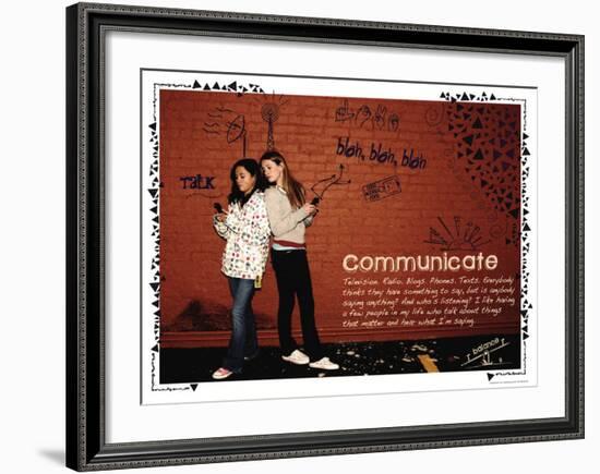 Communicate-Jeanne Stevenson-Framed Art Print