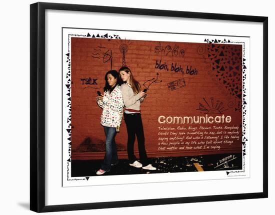 Communicate-Jeanne Stevenson-Framed Art Print