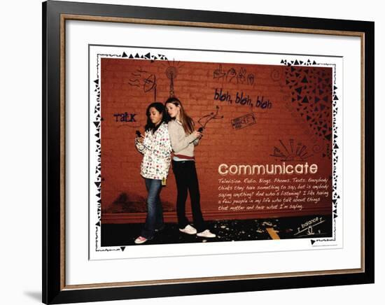 Communicate-Jeanne Stevenson-Framed Art Print