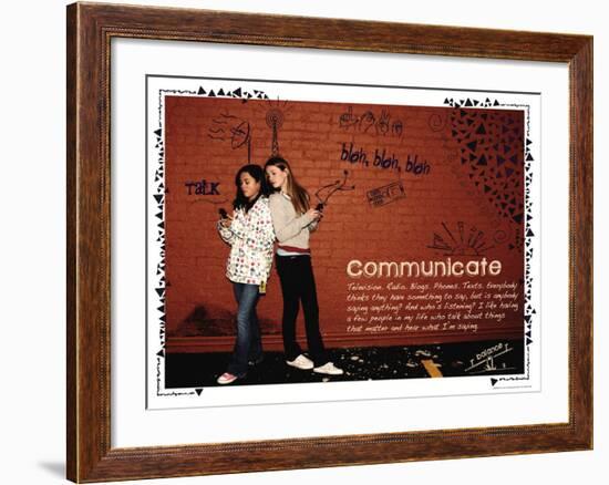 Communicate-Jeanne Stevenson-Framed Art Print