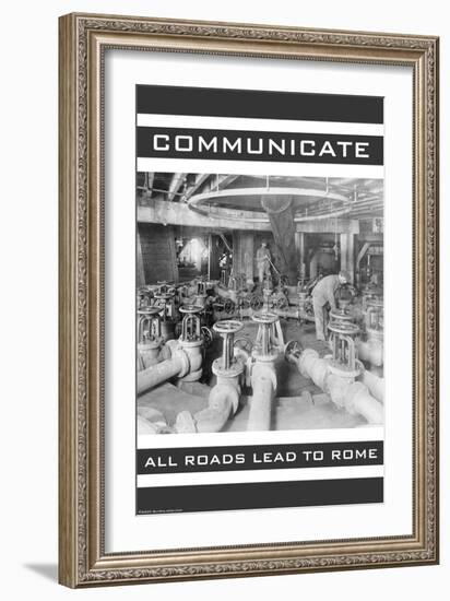 Communicate-Wilbur Pierce-Framed Art Print