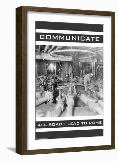 Communicate-Wilbur Pierce-Framed Art Print