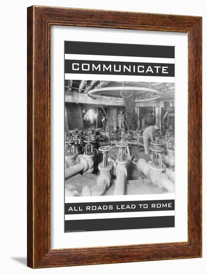 Communicate-Wilbur Pierce-Framed Art Print