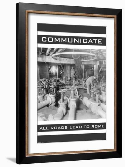 Communicate-Wilbur Pierce-Framed Art Print