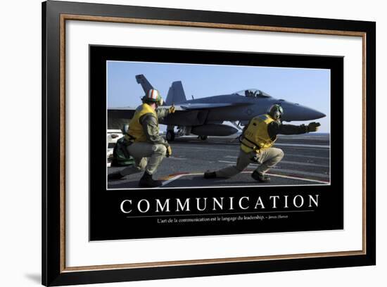 Communication: Citation Et Affiche D'Inspiration Et Motivation-null-Framed Photographic Print