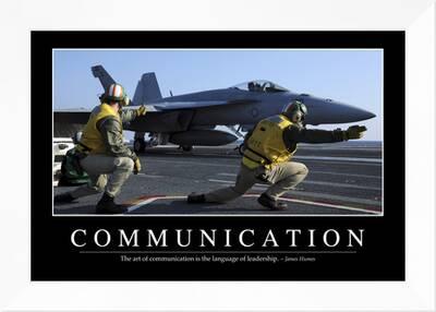 Communication Inspirational Quote And Motivational Poster Photographic Print Art Com