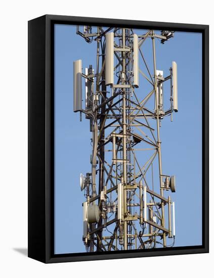 Communication Mast-Adrian Bicker-Framed Premier Image Canvas