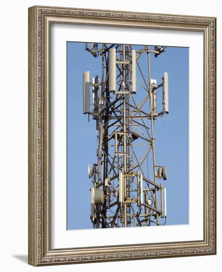 Communication Mast-Adrian Bicker-Framed Photographic Print