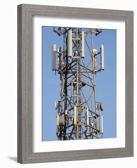 Communication Mast-Adrian Bicker-Framed Photographic Print