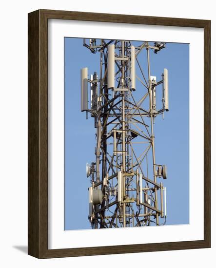 Communication Mast-Adrian Bicker-Framed Photographic Print