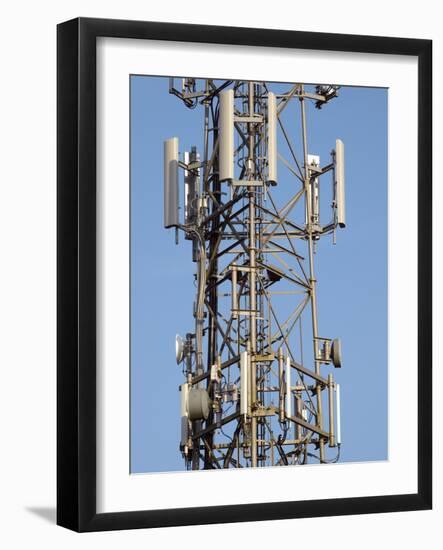 Communication Mast-Adrian Bicker-Framed Photographic Print