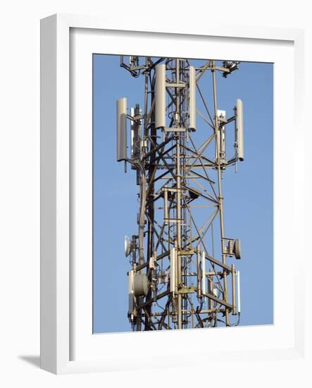 Communication Mast-Adrian Bicker-Framed Photographic Print