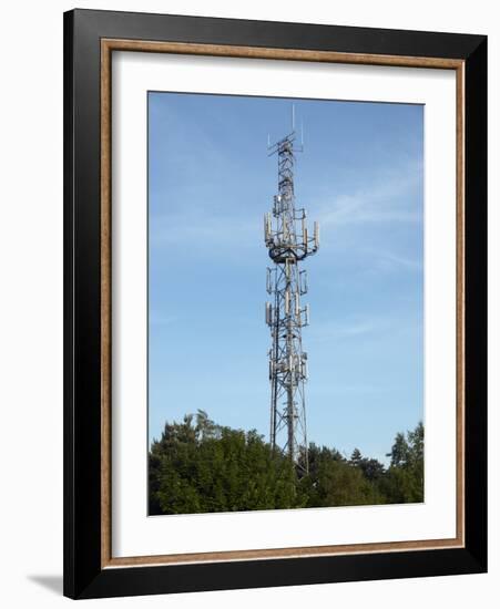 Communication Mast-Adrian Bicker-Framed Photographic Print