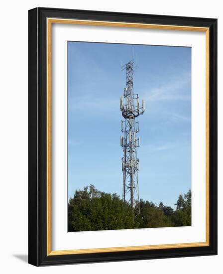 Communication Mast-Adrian Bicker-Framed Photographic Print