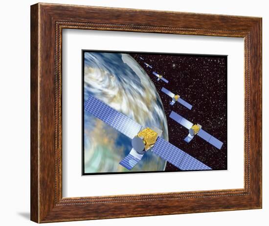 Communication Satellites-Mehau Kulyk-Framed Photographic Print