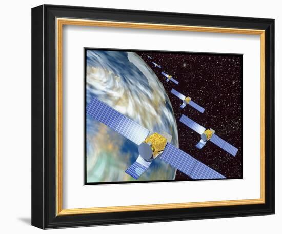 Communication Satellites-Mehau Kulyk-Framed Photographic Print