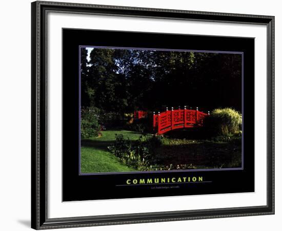 Communication--Framed Art Print