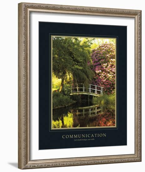 Communication-Bent Rej-Framed Giclee Print