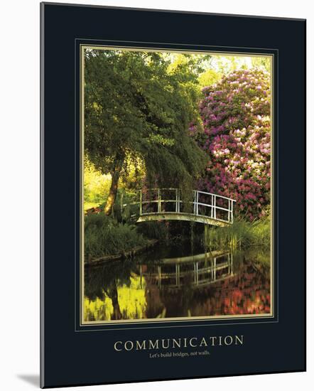 Communication-Bent Rej-Mounted Giclee Print