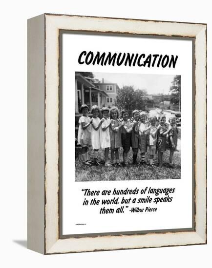 Communication-Wilbur Pierce-Framed Stretched Canvas