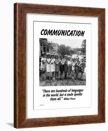 Communication-Wilbur Pierce-Framed Art Print