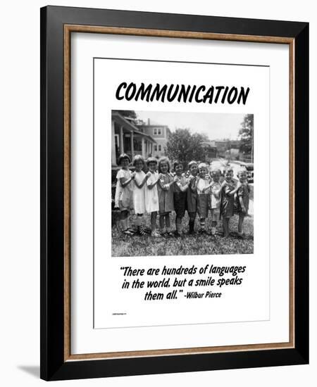 Communication-Wilbur Pierce-Framed Art Print