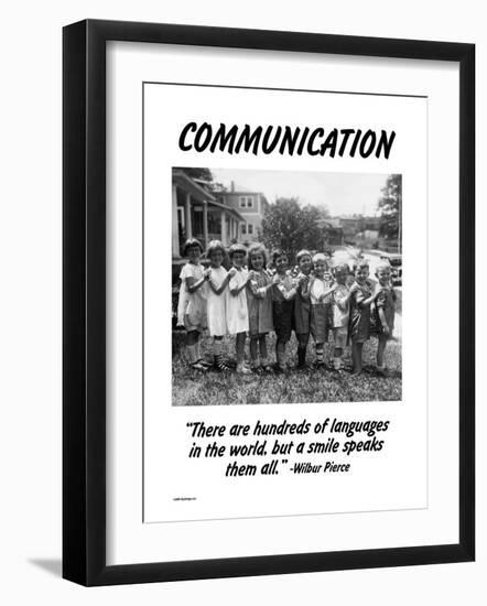 Communication-Wilbur Pierce-Framed Art Print