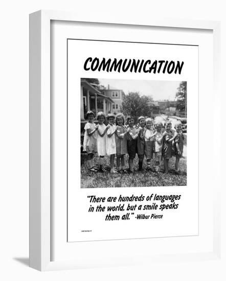 Communication-Wilbur Pierce-Framed Art Print