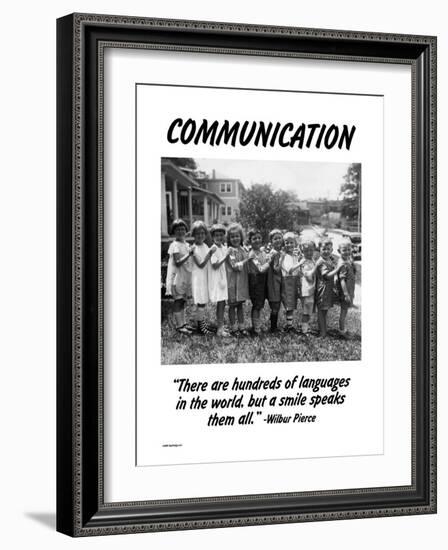 Communication-Wilbur Pierce-Framed Art Print