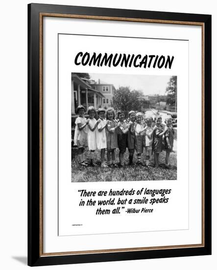 Communication-Wilbur Pierce-Framed Art Print