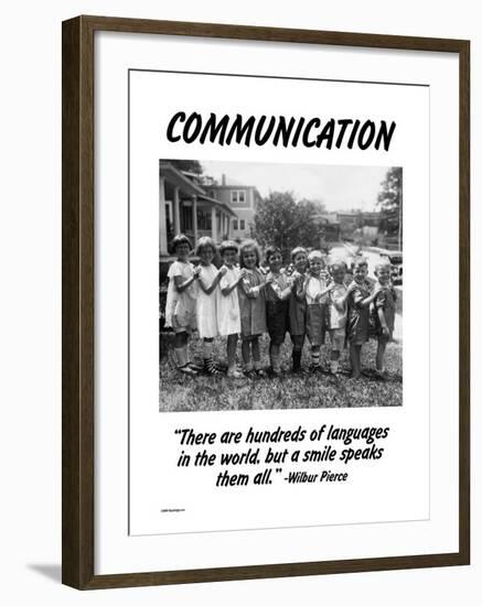 Communication-Wilbur Pierce-Framed Art Print