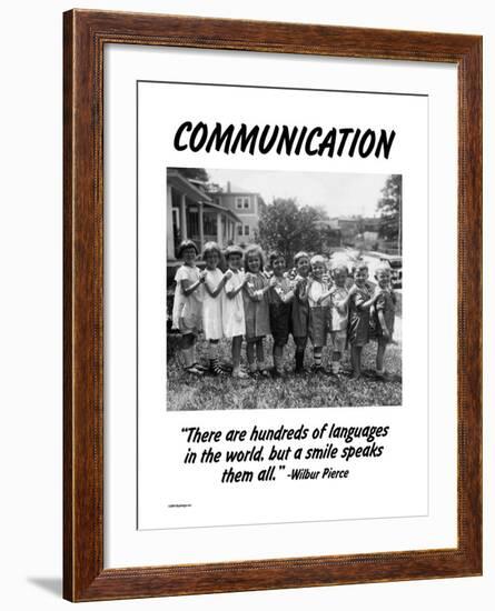 Communication-Wilbur Pierce-Framed Art Print