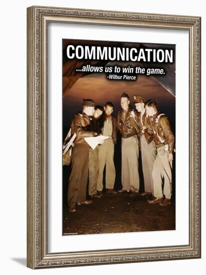 Communication-Wilbur Pierce-Framed Art Print