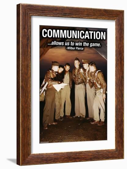 Communication-Wilbur Pierce-Framed Art Print