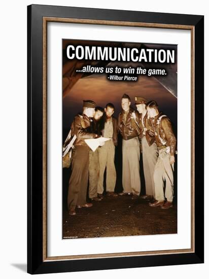 Communication-Wilbur Pierce-Framed Art Print