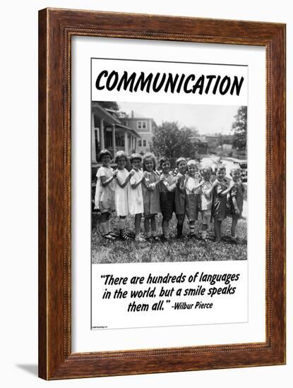 Communication-Wilbur Pierce-Framed Art Print