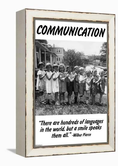 Communication-Wilbur Pierce-Framed Stretched Canvas