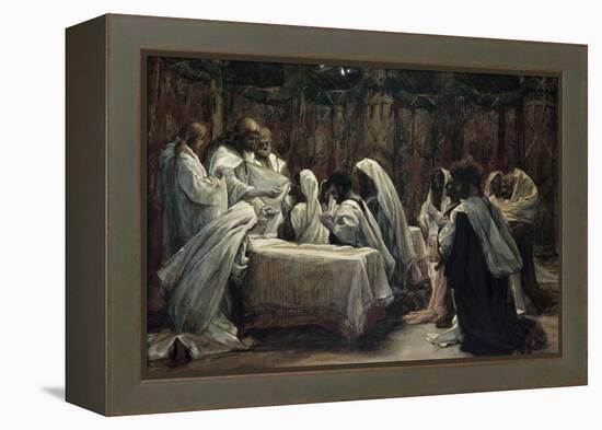 Communion of the Apostles-James Tissot-Framed Premier Image Canvas