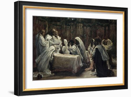 Communion of the Apostles-James Tissot-Framed Giclee Print