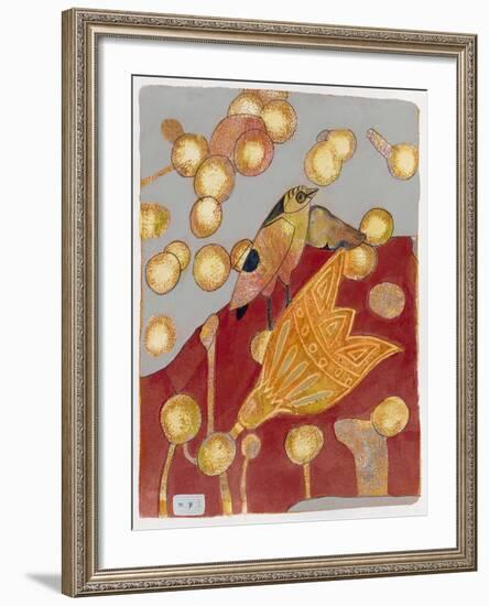 Community Garden 1-Maria Pietri Lalor-Framed Giclee Print