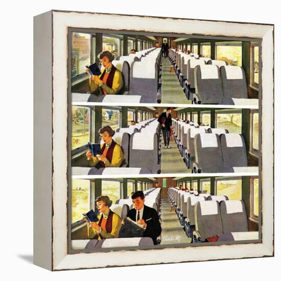 "Commuter Pickup", September 15, 1956-Thornton Utz-Framed Premier Image Canvas